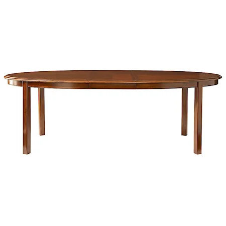 Oval Leg Dining Table w/ 2 Leaves